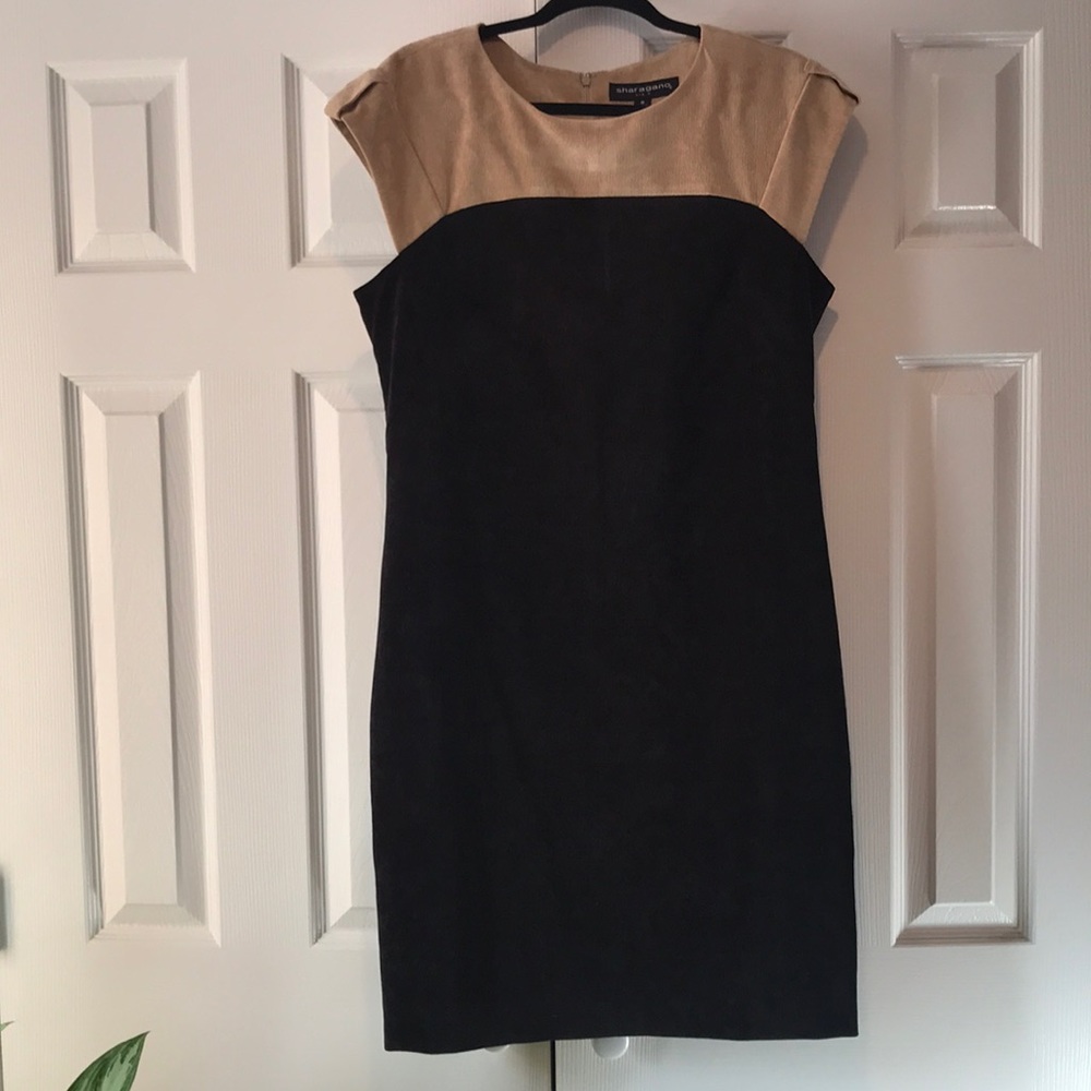 Sharagano Two-tone Dress